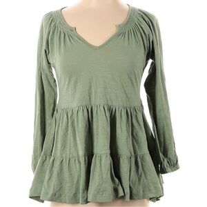 Maeve Olive Long Sleeve Tunic